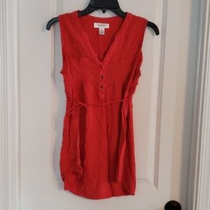 Sleeveless Maternity Top - Pink S